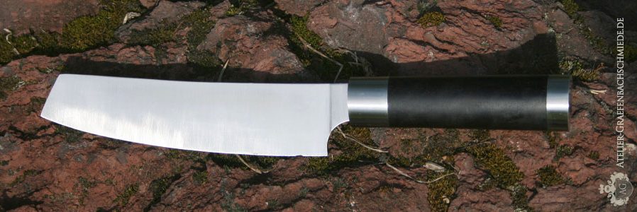 Japanisches Küchenmesser aus Schmiedekurs Messer/ Monostahl