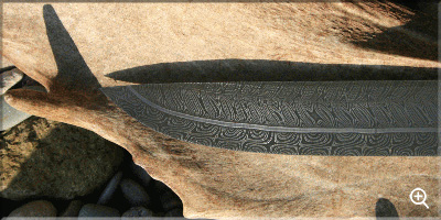 Wikingersachsklinge Detail aus Messerschmiedekurs
