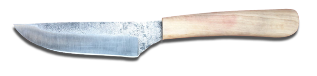 Küchenmesser mit Schmiedestruktur aus Messerschmiedekurs